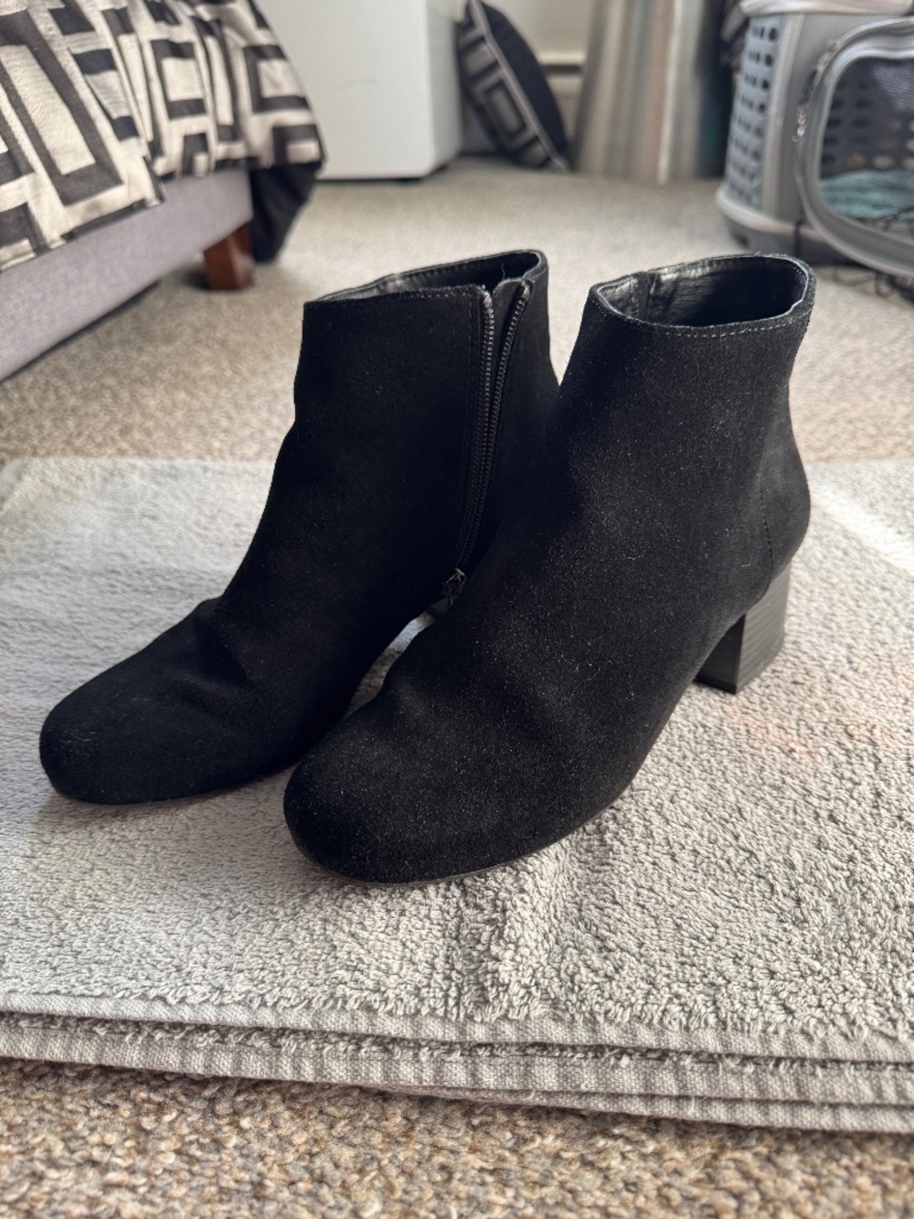Black Heeled Ankle Boots